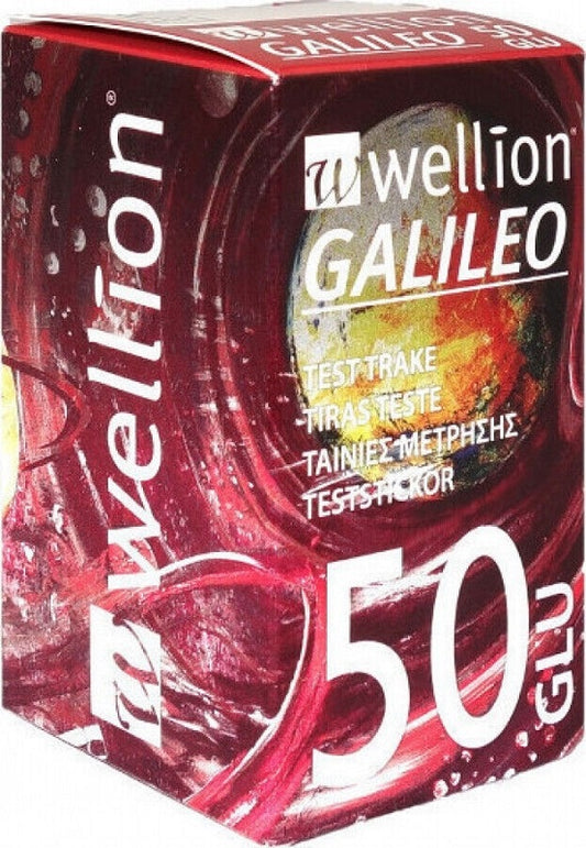 WELLION GALILEO STRIPS 50 BLOOD GLUCOSE