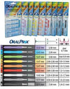 ORALPROX BLISTER DA 6 SPAZZOLINI INTERDENTALI MISURA 8 COLORE NERO