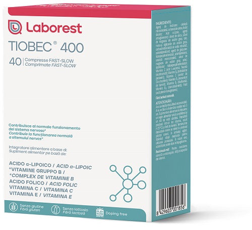 TIOBEC 400 40 COMPRESSE FAST-SLOW DA 1,28 G