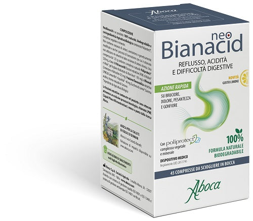 NEOBIANACID 45 COMPRESSE LIMONE