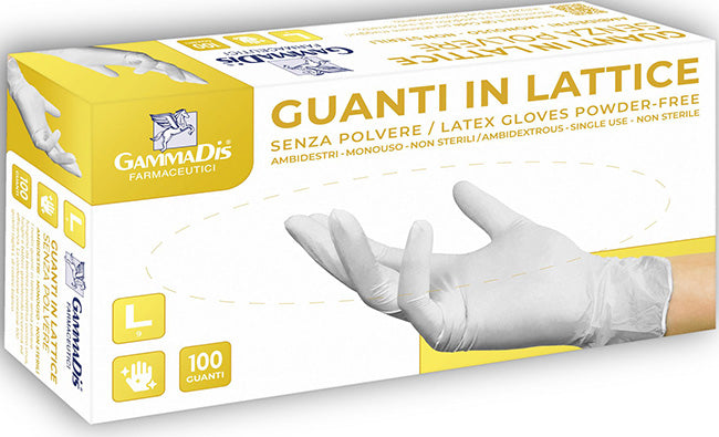 GUANTI LATTICE SENZA POLVERE SMALL 100 PEZZI GAMMADIS