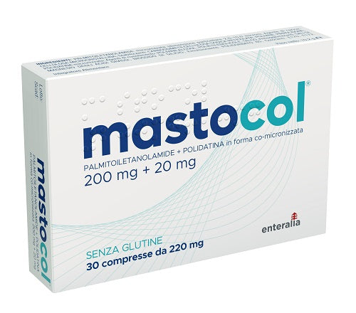 MASTOCOL 30 PALMITOYLETHANOLAMIDE 200 MG + POLIDATIN CO-MICRONIZED FORM 20 MG 30 TABLETS
