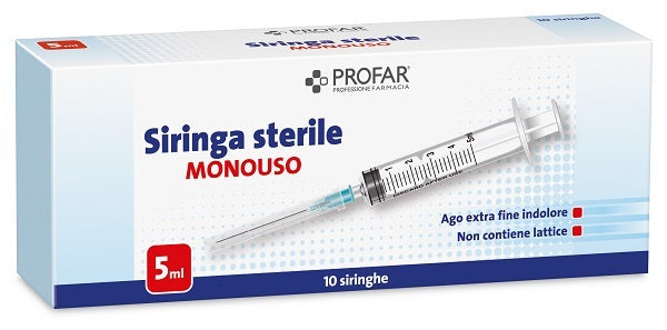 SIRINGA MONOUSO 5 ML PROFAR