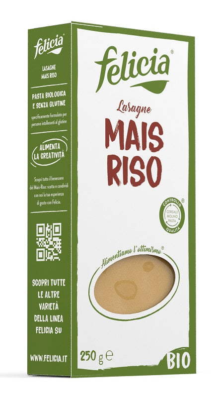 FELICIA PASTA BIOLOGICA MAIS/RISO LASAGNE 250 G
