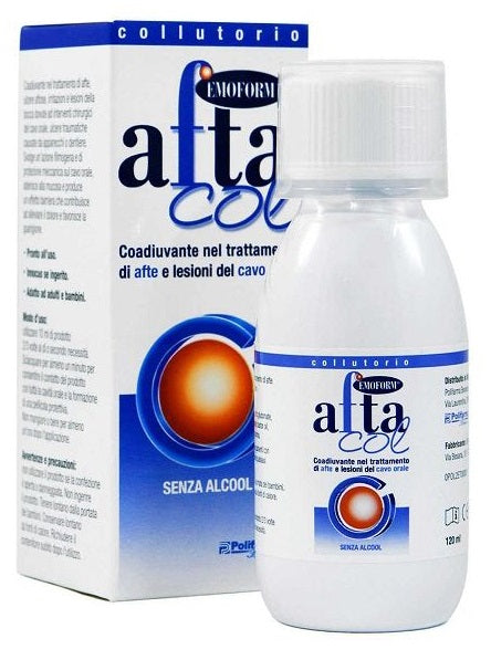 AFTACOL EMOFORM COLLUTORIO PER IGIENE DENTALE 120 ML