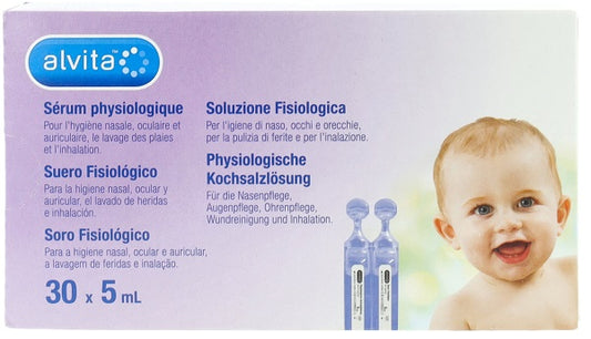SOLUZIONE FISIOLOGICA ALVITA 30 FIALE X 5 ML