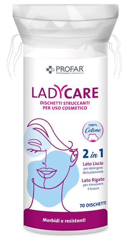 PROFAR LADYCARE MAKEUP REMOVER PADS 70 COUNT