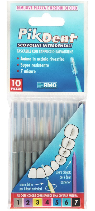 PIKDENT TOOTHPICK 1 GRAY 10 PIECES