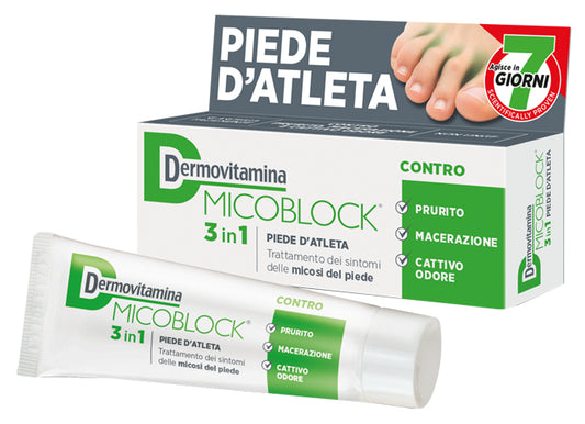 DERMOVITAMINA MICOBLOCK 3 IN 1 PIEDE D'ATLETA 30 ML