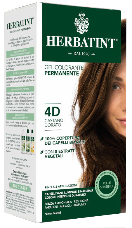 HERBATINT 4D CASTANO DORATO 150 ML