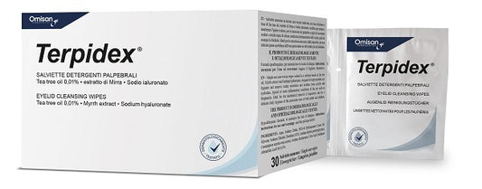 TERPIDEX EYELID CLEANSING WIPES 30 SACHETS