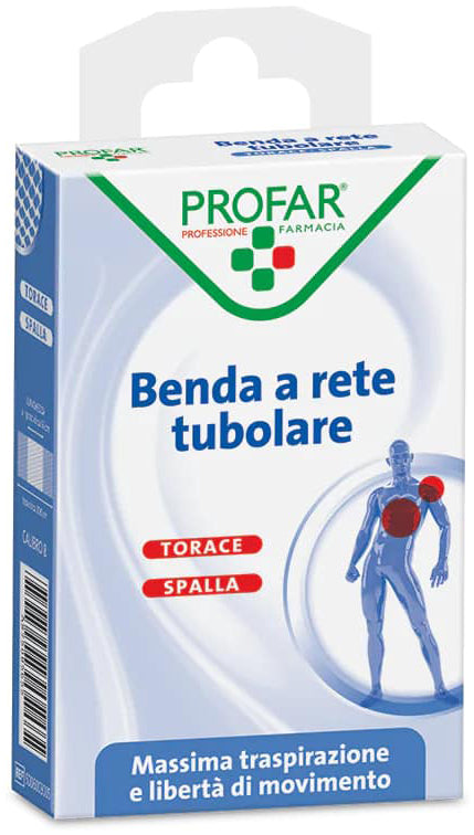 BENDA A RETE ELASTICA TORACE SPALLA 3 M TESI CALIBRO 8 PROFAR