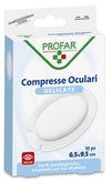COMPRESSA OCULARE CON GARZA ANTIADERENTE 6,5X9,5 CM 10 PEZZI PROFAR