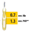 CLIADENT INTERDENTAL BRUSHES 5 PIECES 1.3 MM