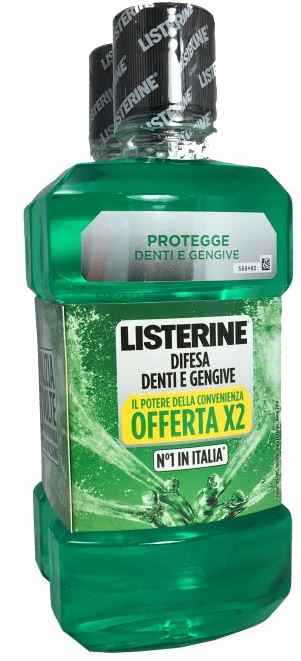 LISTERINE DIFESA DENTI E GENGIVE BUNDLE 2 X 500 ML
