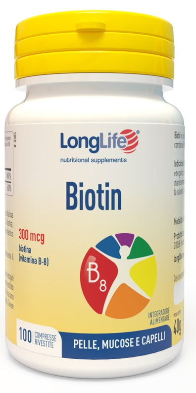LONGLIFE BIOTIN 300 100 COMPRESSE RIVESTITE