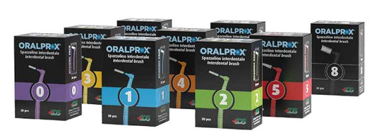 ORALPROX SCOVOLINO BLISTER 6 PEZZI MISURA 4