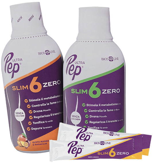ULTRA PEP SLIM 6 ZERO ANANAS 500 ML BIOSLINE