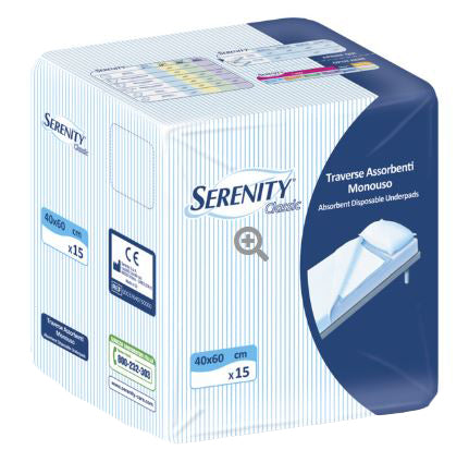 SERENITY CLASSIC SUPER PAD 40X60 CM 30 PIECES