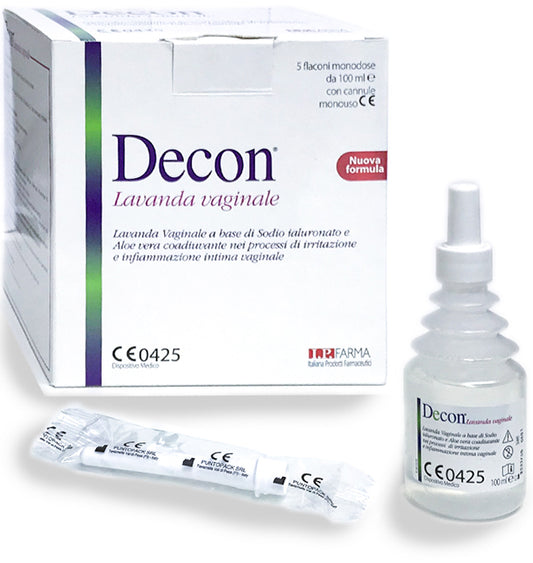 DECON LAVANDA VAGINALE 5 FLACONI DA 100 ML
