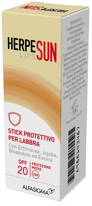 HERPESUN LIP STICK LIPS SPF 20 5 ML