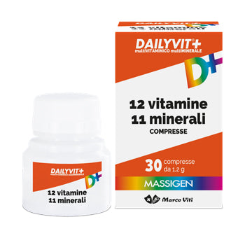 MASSIGEN DAILYVIT 12 VITAMINE 11 MINERALI 30 COMPRESSE RIVESTITE