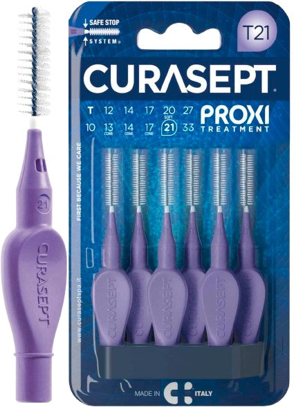 CURASEPT PROXI T21 VIOLET/PURPLE 6 PIECES
