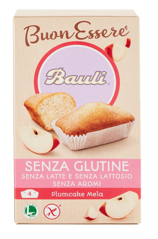 BAULI FREE PLUMCAKE MELA 4 PEZZI DA 33 G